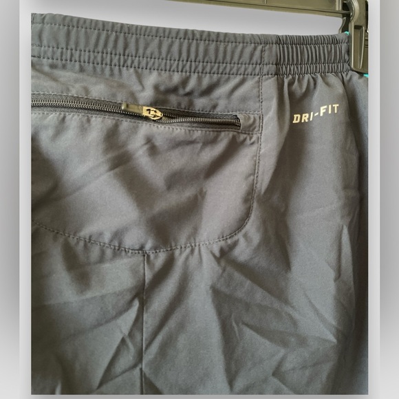 Nike Challenger Running 7" Shorts Men M Navy Teal Brief Lined Zip Pocket Stretch - Picture 5 of 8